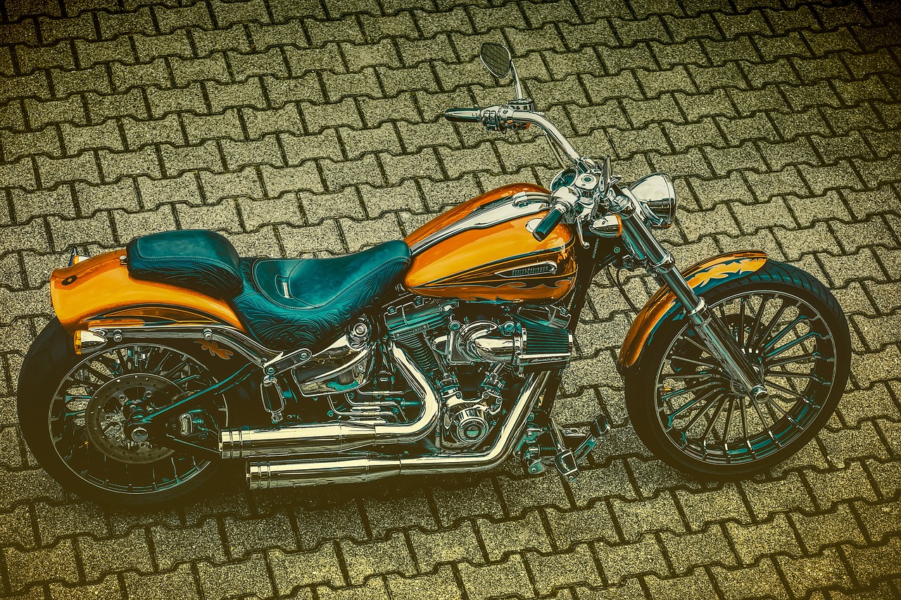 Motocykl firmy Harley Davidson